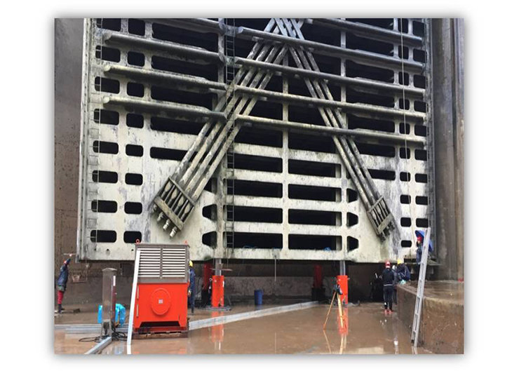 三峽南北二線提升器，提升高度175m ～185m